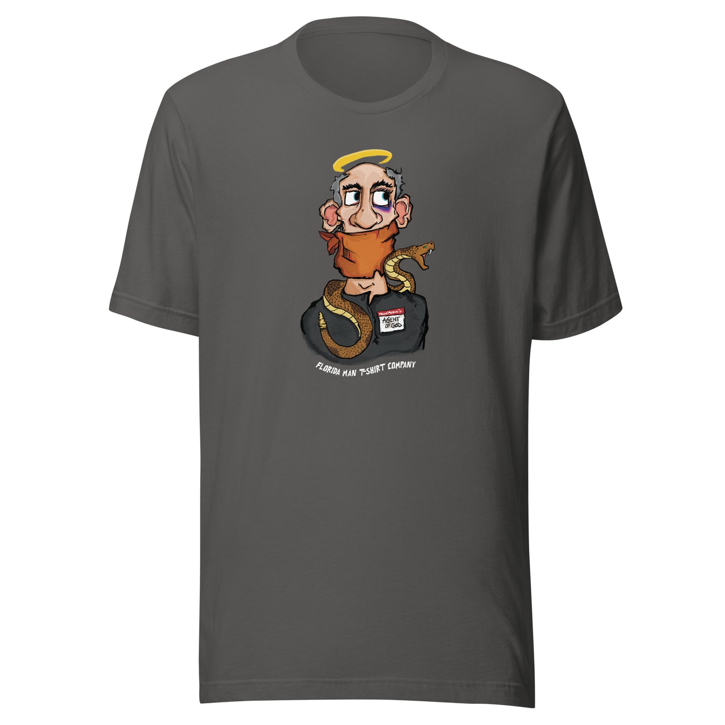 February Florida Man T-Shirt "Agent Of God" - Color