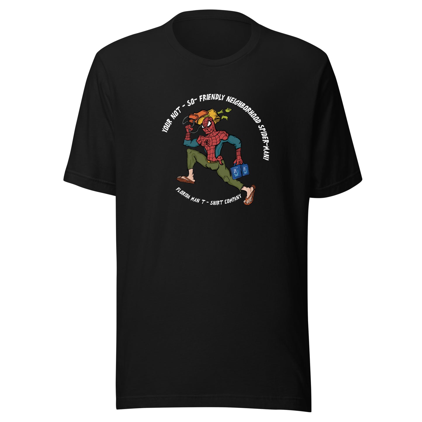 January Florida Man T-Shirt "Spidey" - Color