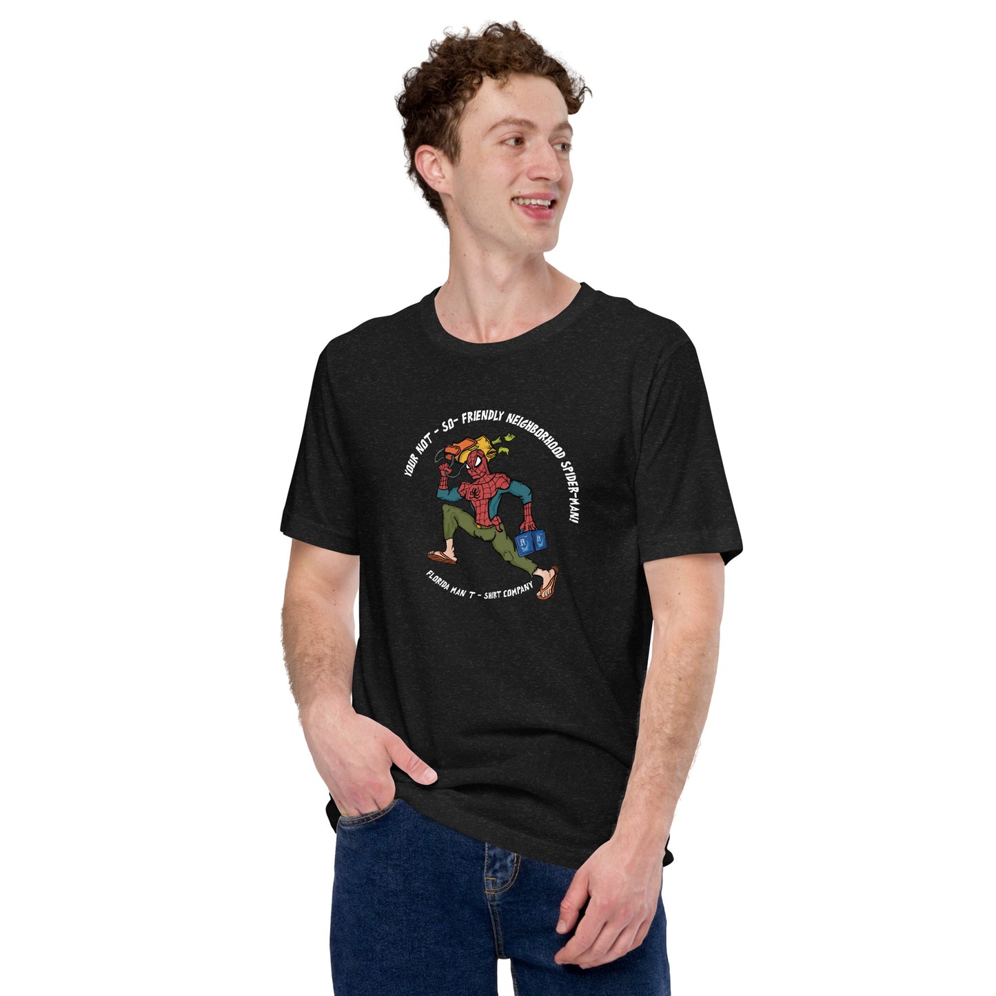 January Florida Man T-Shirt "Spidey" - Color